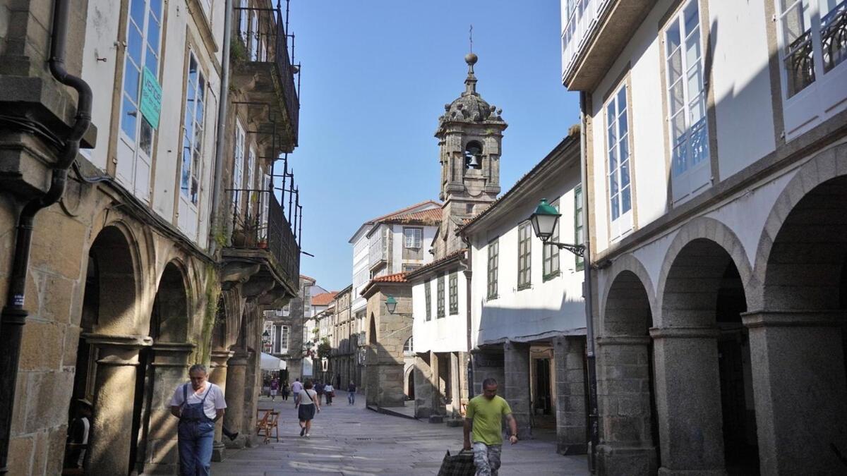 Ferienwohnung Apartamento Con Excelente Conexion & Garaje Santiago de Compostela Exterior foto