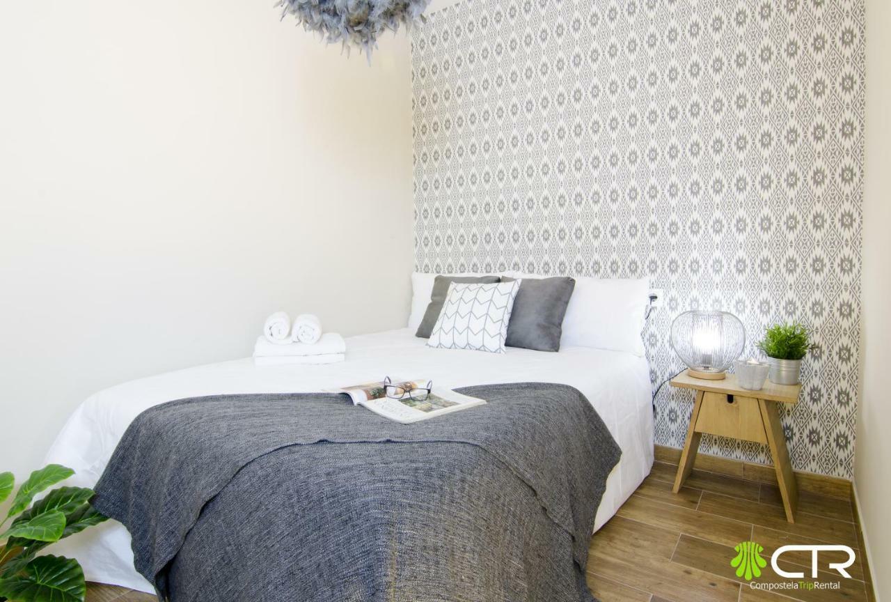 Ferienwohnung Apartamento Con Excelente Conexion & Garaje Santiago de Compostela Exterior foto