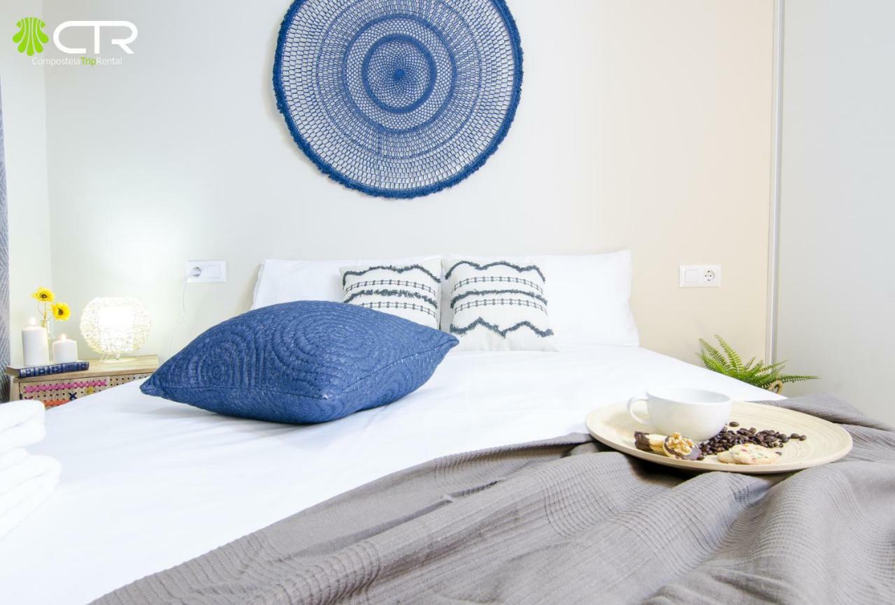 Ferienwohnung Apartamento Con Excelente Conexion & Garaje Santiago de Compostela Exterior foto